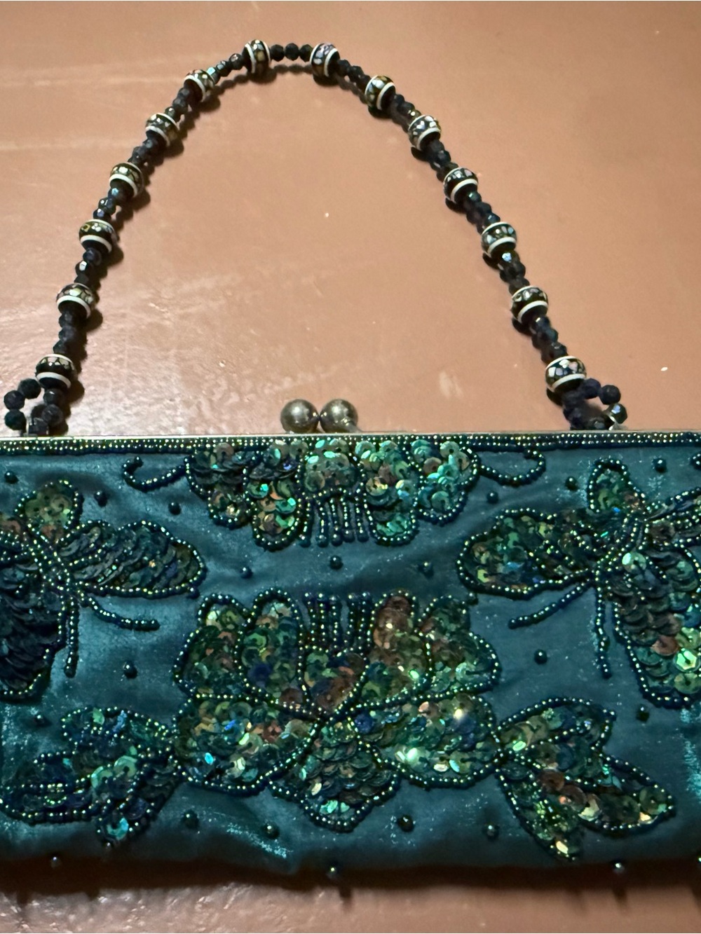 Fashion Express Beaded and Sequined Evening Clutch